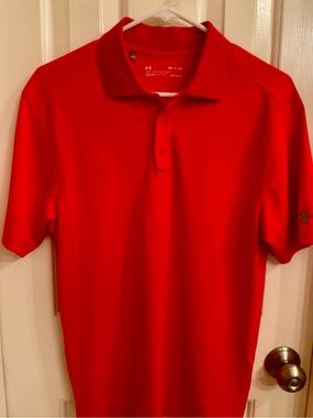 Under Armour Men’s Orange Polo Shirt
